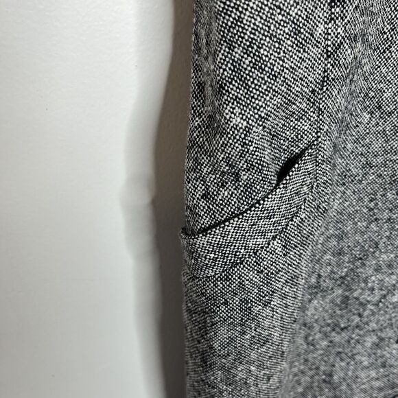 Diane von Furstenberg Gilet Dress Lace Black Tweed Women’s 4 Sleeveless - Picture 3 of 11